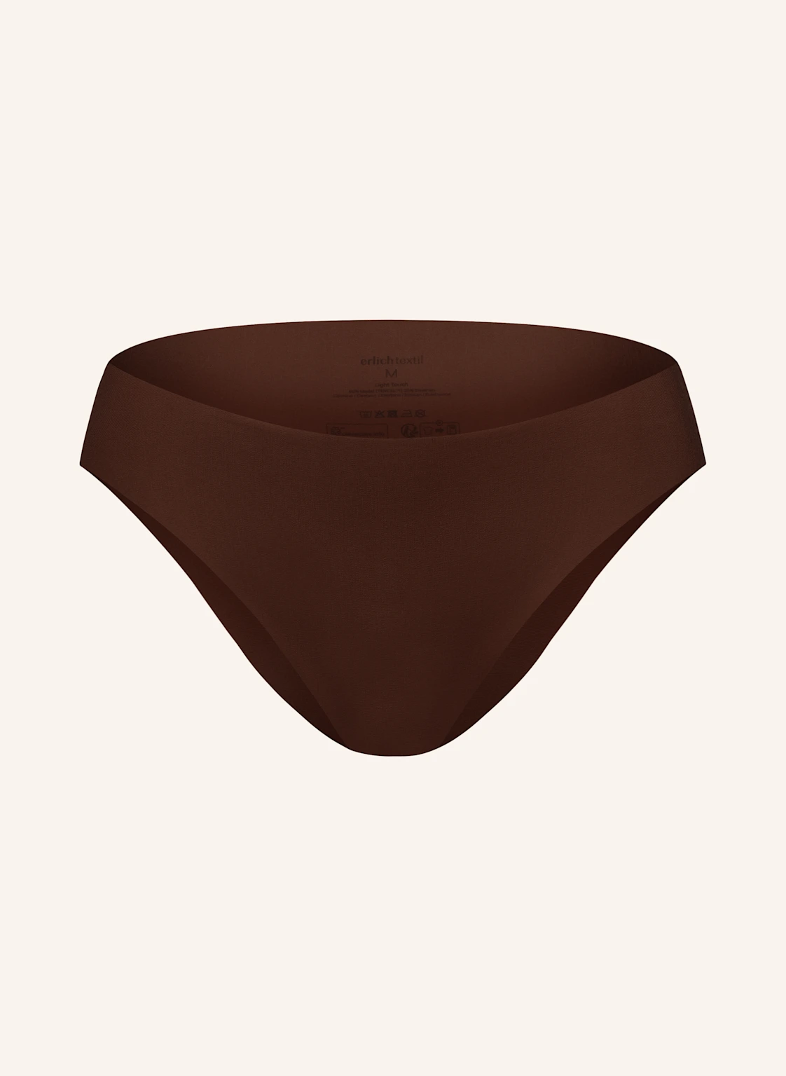 erlich textil Casual Cotton Brazil Slip mit Baumwolle (aus kontrolliert biologischem Anbau) - nahtlose Kanten