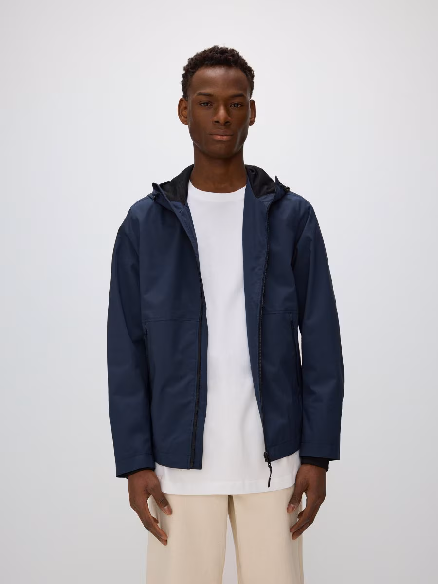 Plain Hooded Jacket