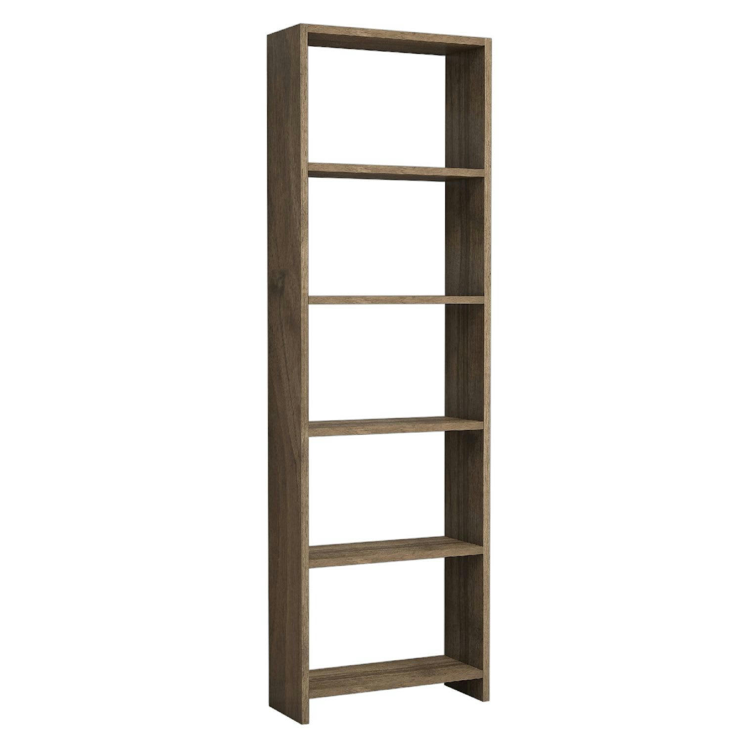 NEW - Bibliothèque 160 cm marron noix
