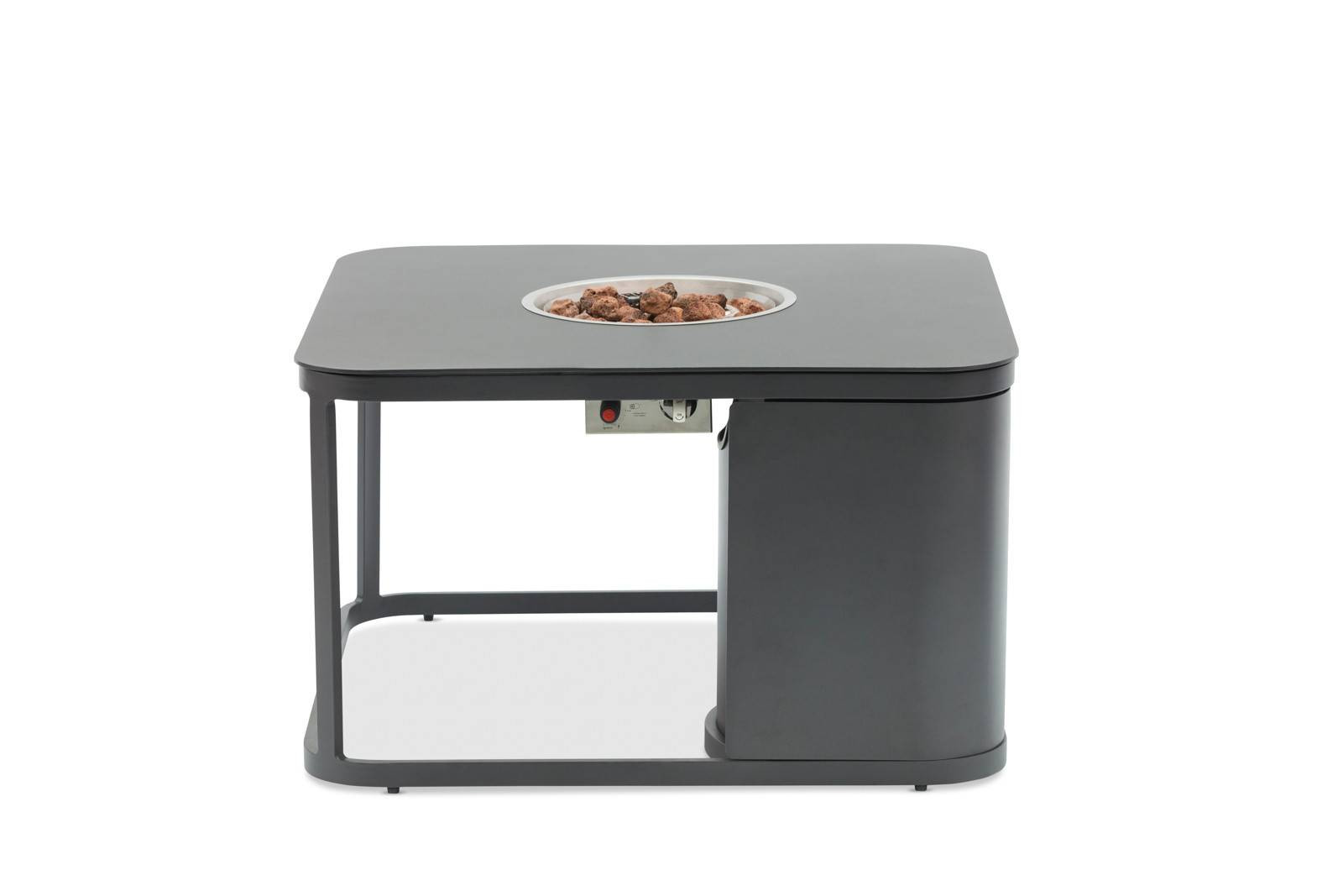 Palenisko gazowe kwadratowe FOGO 85x85 Marroni Grills antracytowe