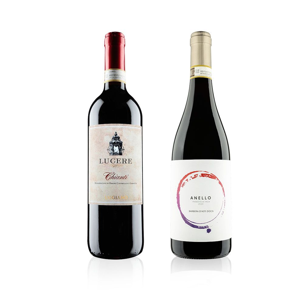 Virgin Wines Italian Customer Favourites Red Wine case 12 Bottles (75cl)