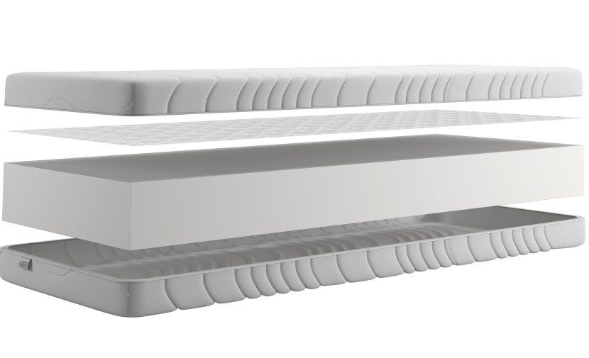 Materac piankowy80x190 10cm Comfort| Dwustronny H3 - średni