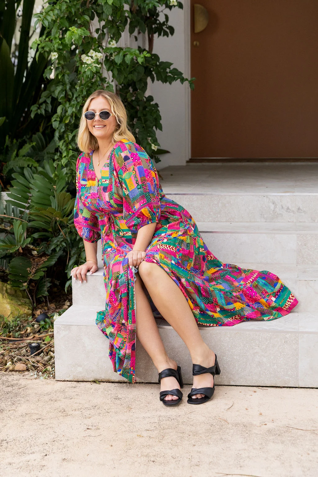 Addison Maxi Dress in Bold Vibes