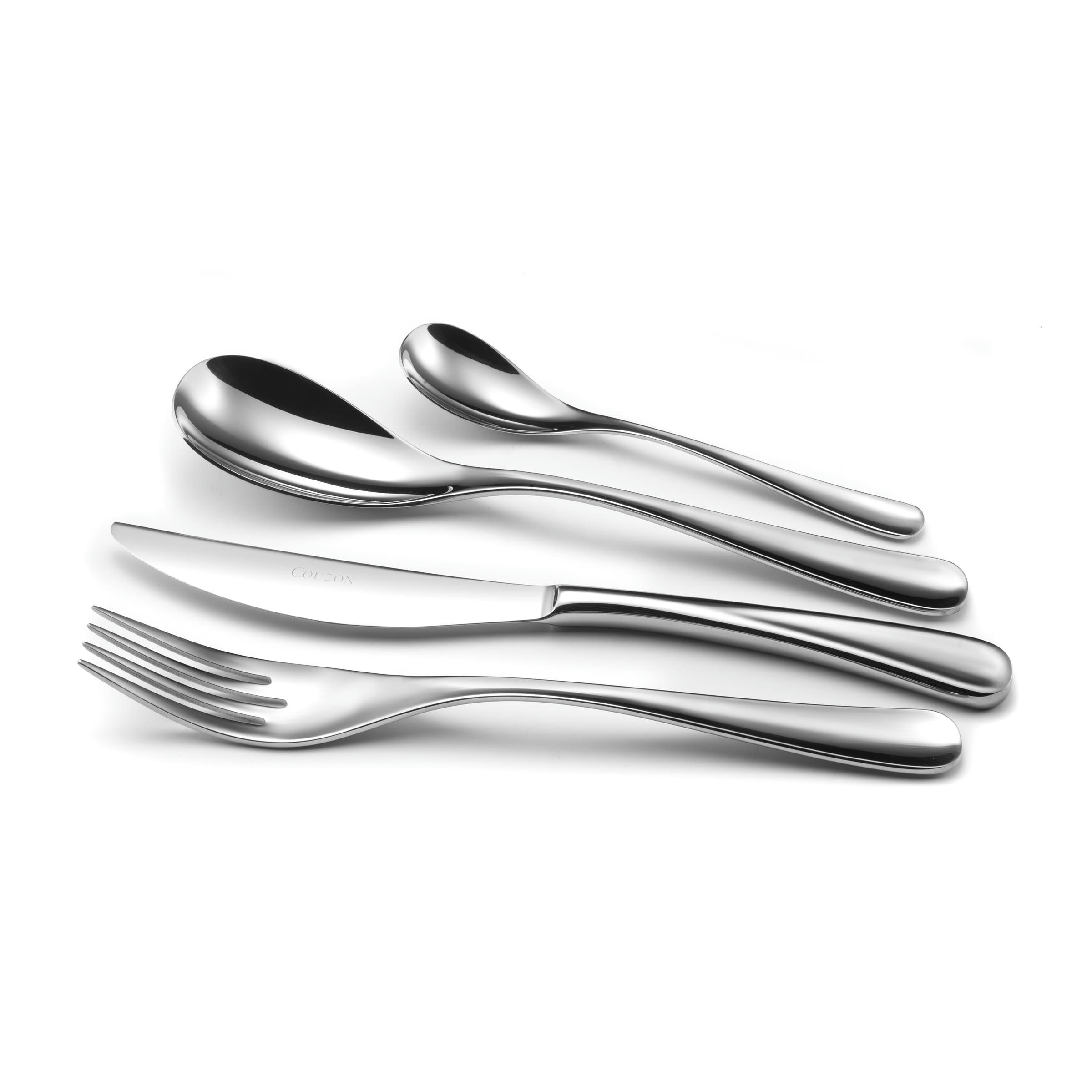 EOLE - Ménagère 24 couverts en acier inox finition poli-miroir