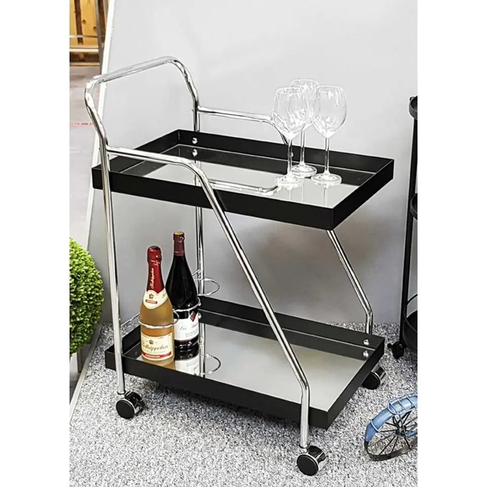 Keukentrolley - 62 x 46 x 84 cm - Zwart