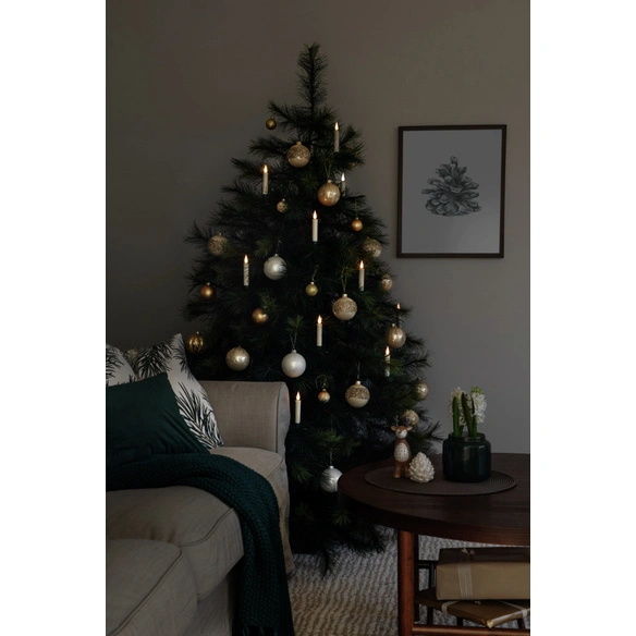 LED-Weihnachtsbaumkerzen, weiß