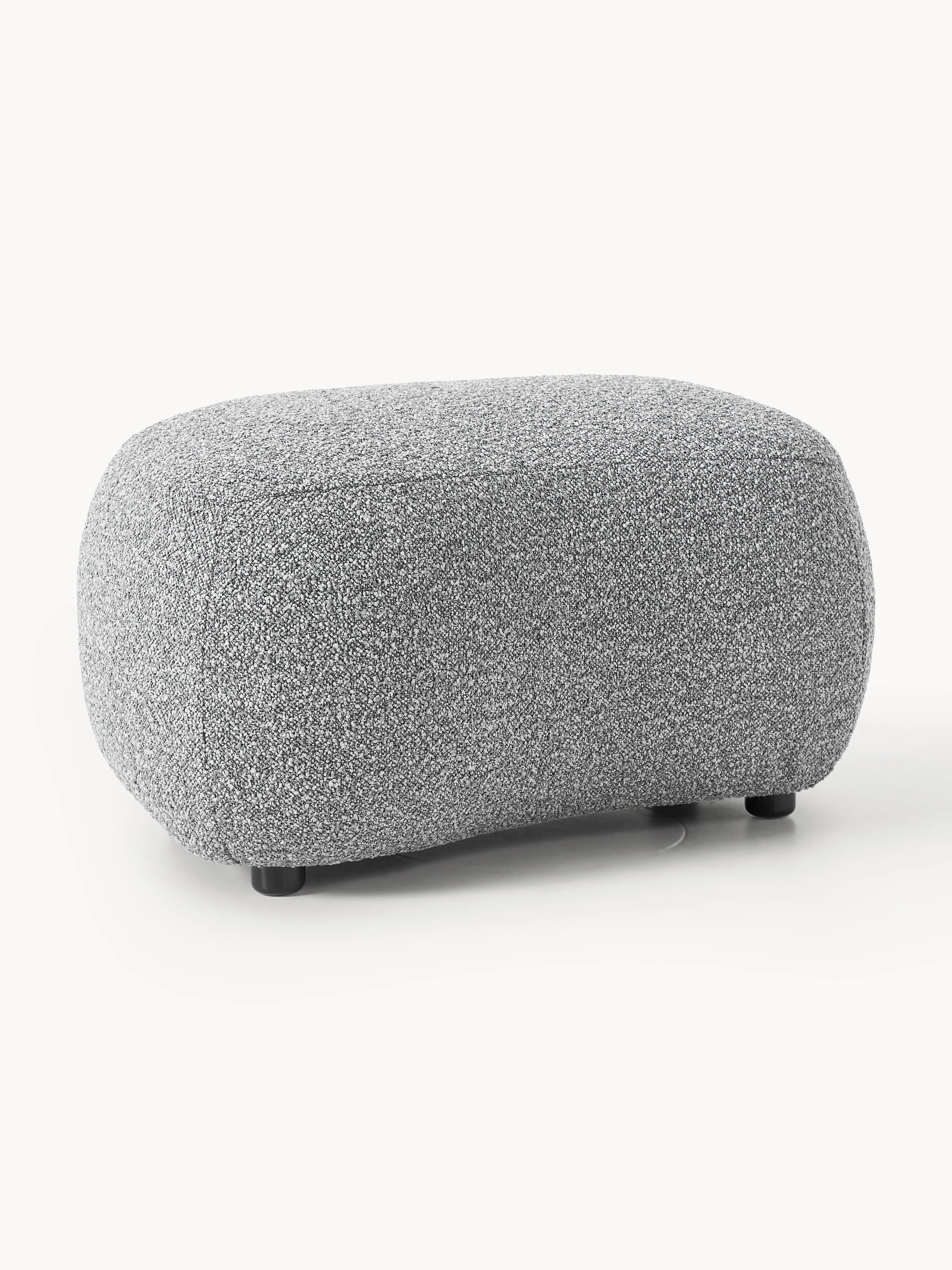 Bouclé-Sofa-Hocker Alba