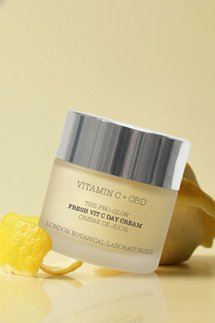London Botanical Laboratories Vitamin C thc free CBD Pro-Glow Fresh Vitamin C Anti-Aging Day Cream 50ml