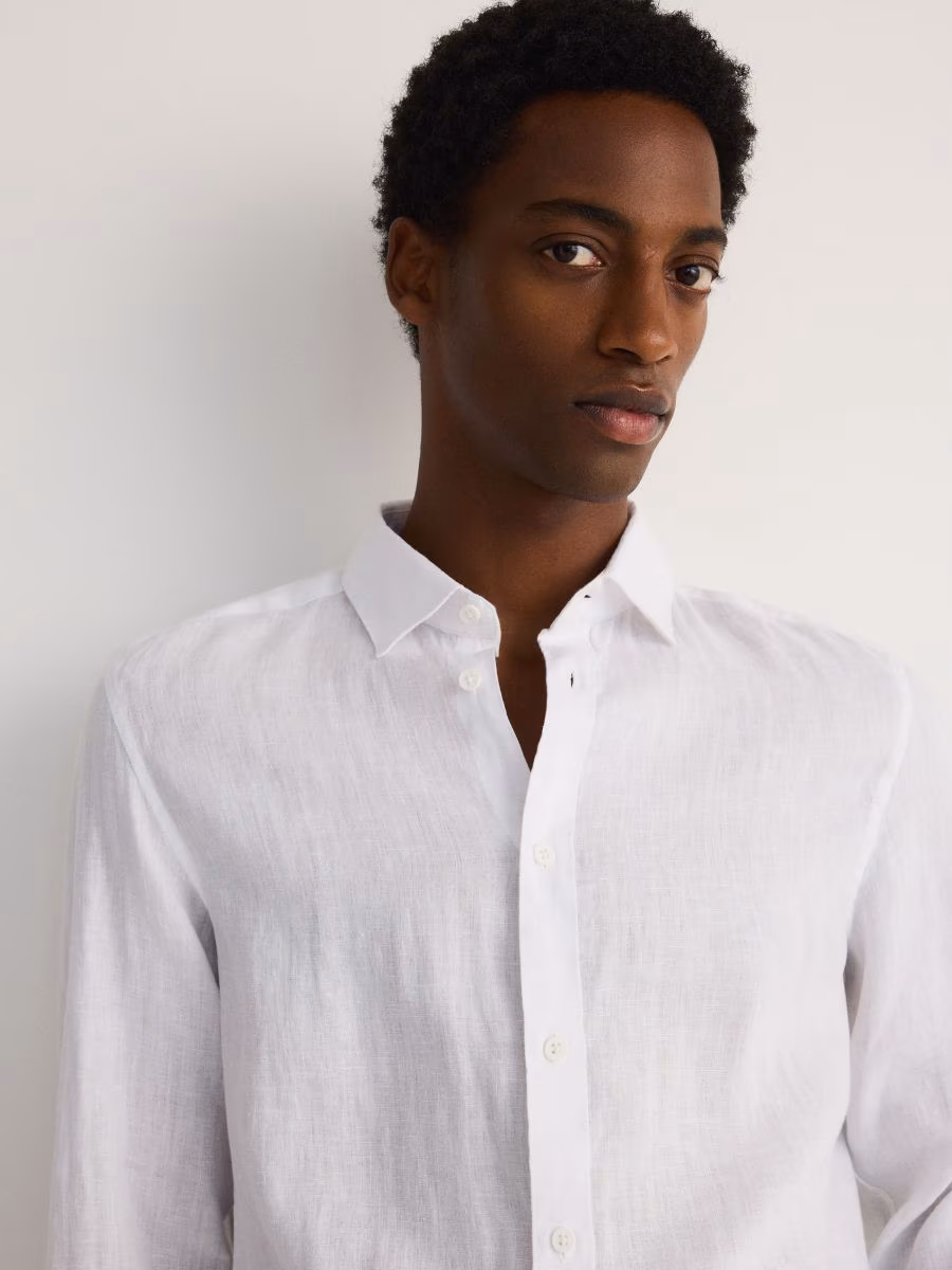 Regular Fit Linen Shirt