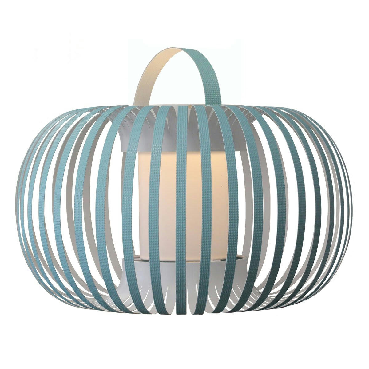 ESTENO EXTERIEUR - Lampe baladeuse et lanterne extérieure en plastique synthétique bleu