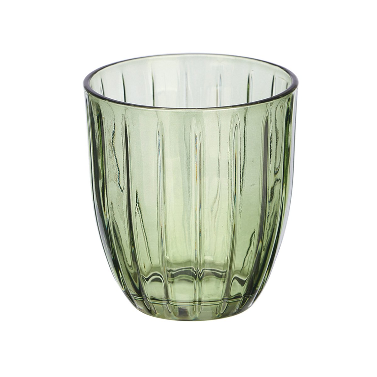 Copo de água riscas em vidro 350ml