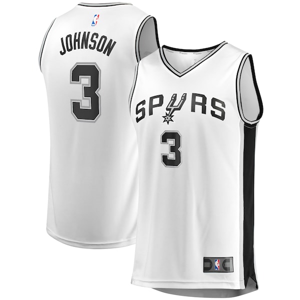 Keldon Johnson San Antonio Spurs  Fast Break Association Jersey - White