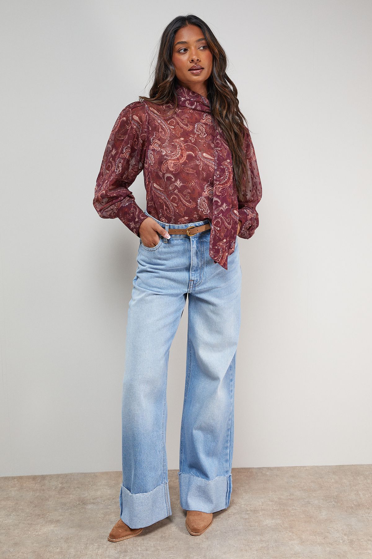 Oasis Pussy Bow Blouse