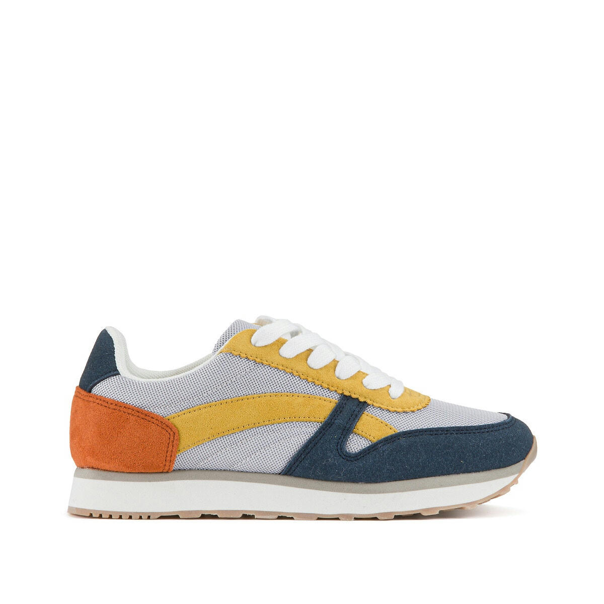 Baskets style rétro running multicolores