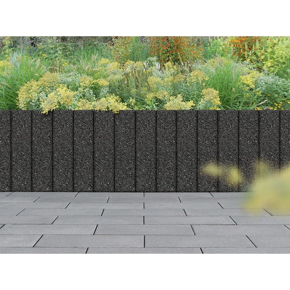 Palisade »Luanda«, , basalt, 40x10x10 cm