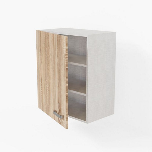 Meuble haut de cuisine - 60 cm - Caisson coloris Lino