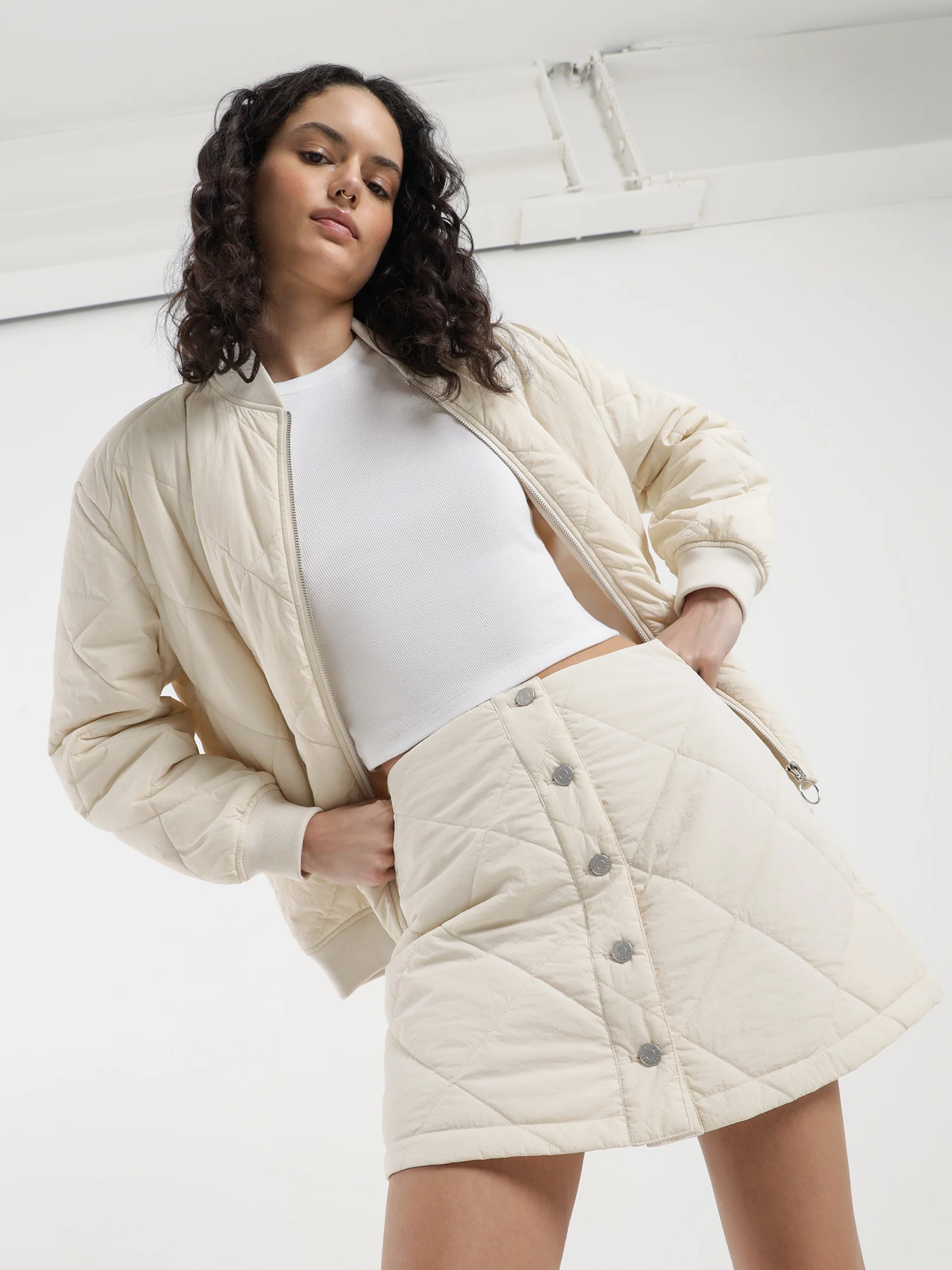 Zara Quilted Skirt