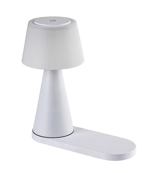 Lampa stołowa akumulatorowa ZAVIER biała LED 5W wys:26cm Rabalux