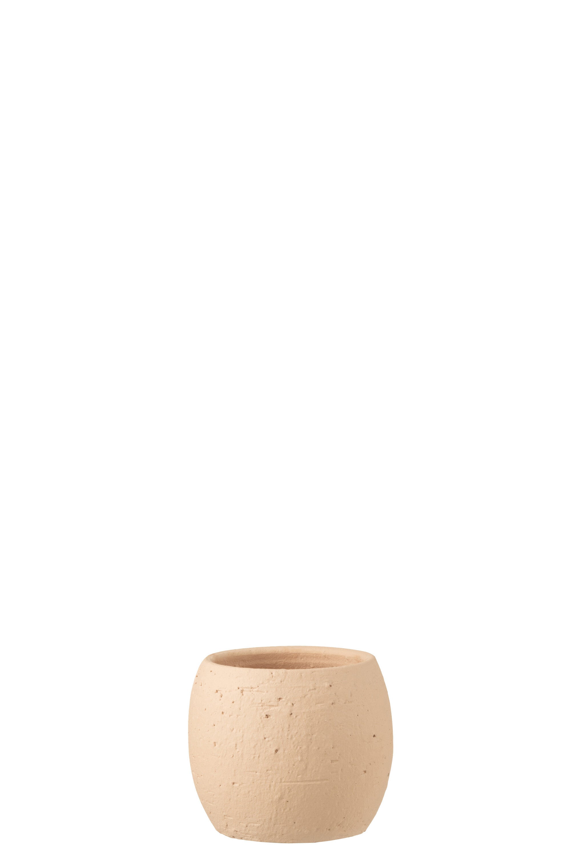 J-Line bloempot Enya - keramiek - beige - small - Ø 16 cm