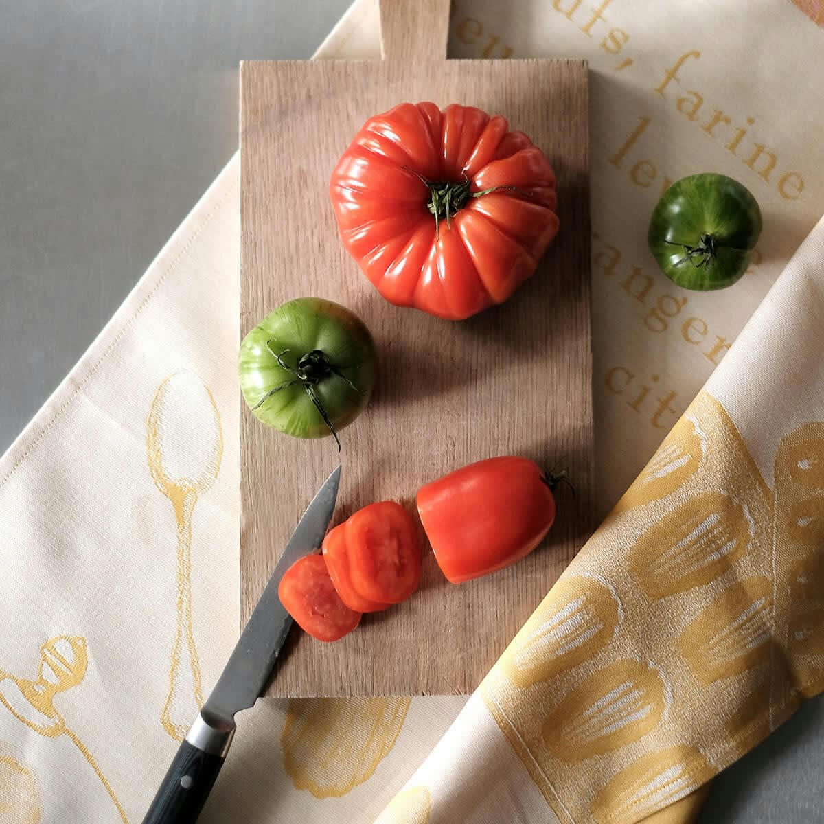 RECETTES - MADELEINES - Torchon en coton beurre 60 x 80