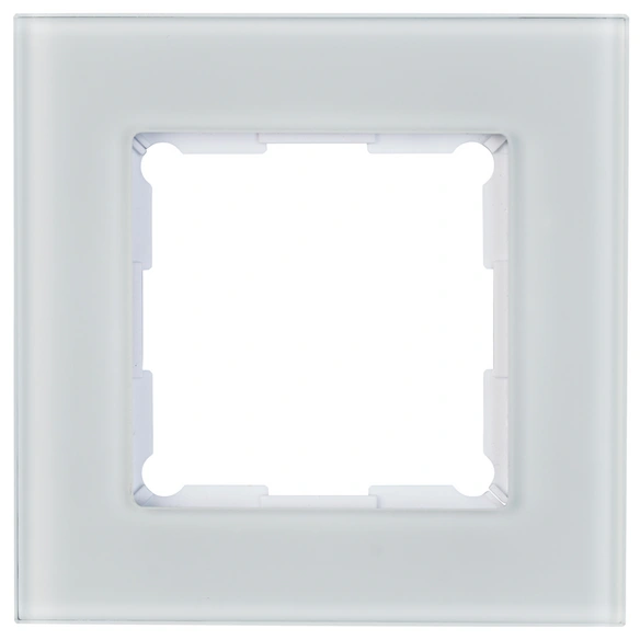 Rahmen 1-fach, Transparent, 1 cm
