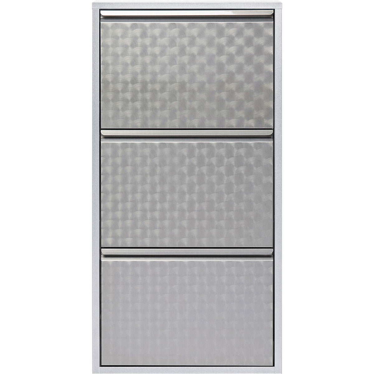 Kare Design Schoenenkast Caruso - alu - 3 laden