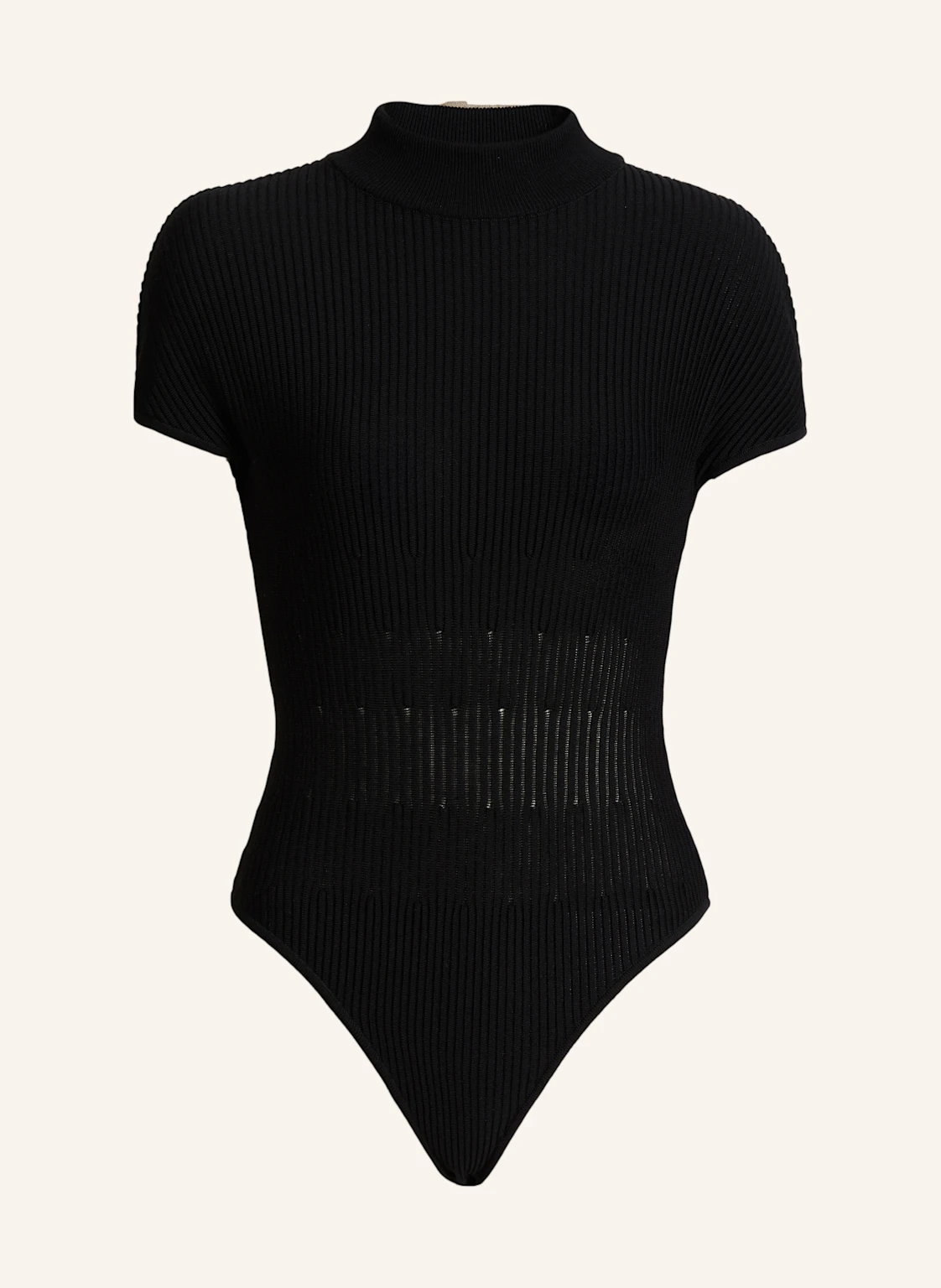 BALMAIN Body aus geripptem Gewebe