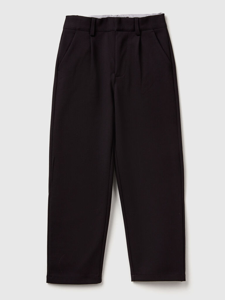 Elegant trousers in viscose blend