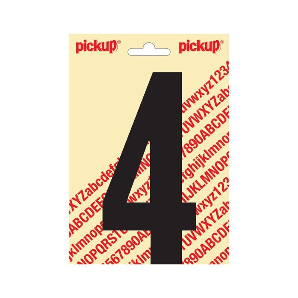 NUMMER PICKUP NOBEL 150MM 4 SVART