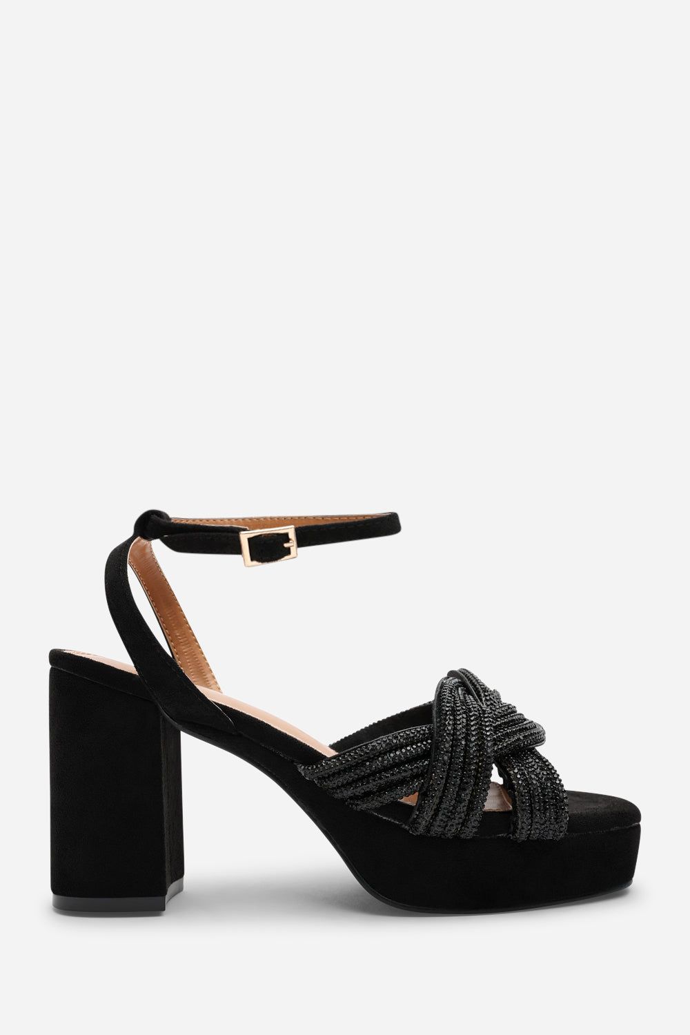 Where's That From Umara' Platform Block Heel With Braided Straps