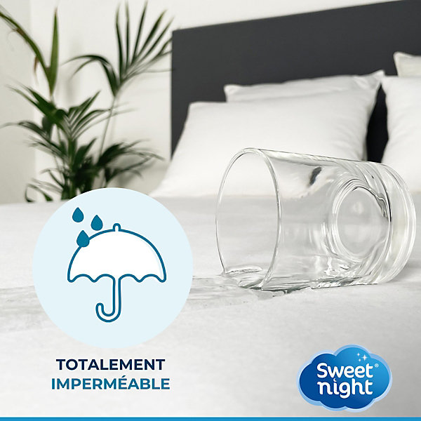 Housse intégrale matelas imperméable - Anti-Punaise de lit et Anti-acariens - Sans traitement chimique - Ep. jusqu'à 30 cm