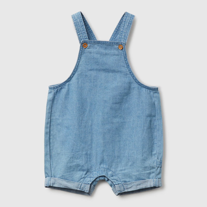 Dungarees in chambray