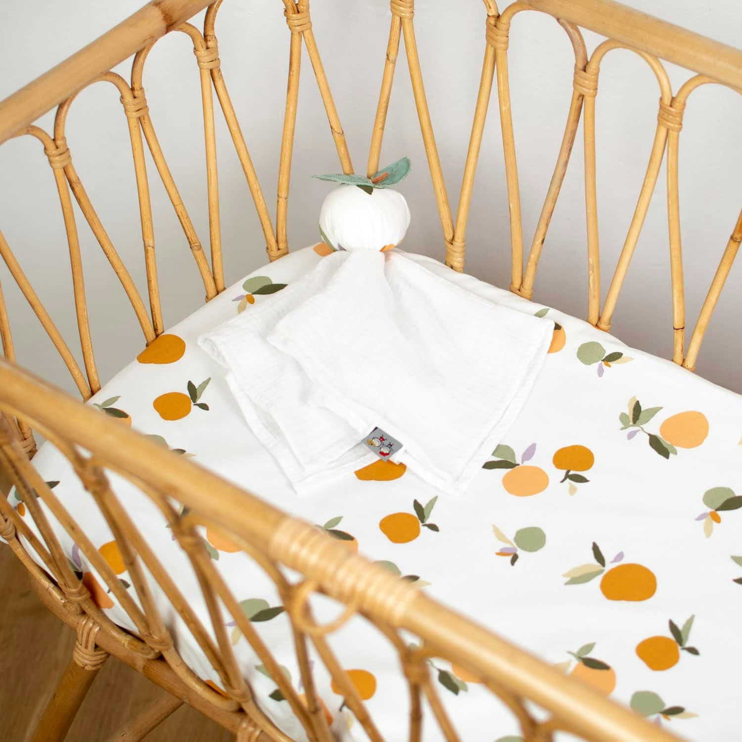 CLEM - Drap housse berceau en coton  40 x 80cm