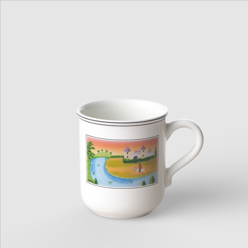 Design Naif Mug - Multi-colored, 9.2 oz, Premium Porcelain