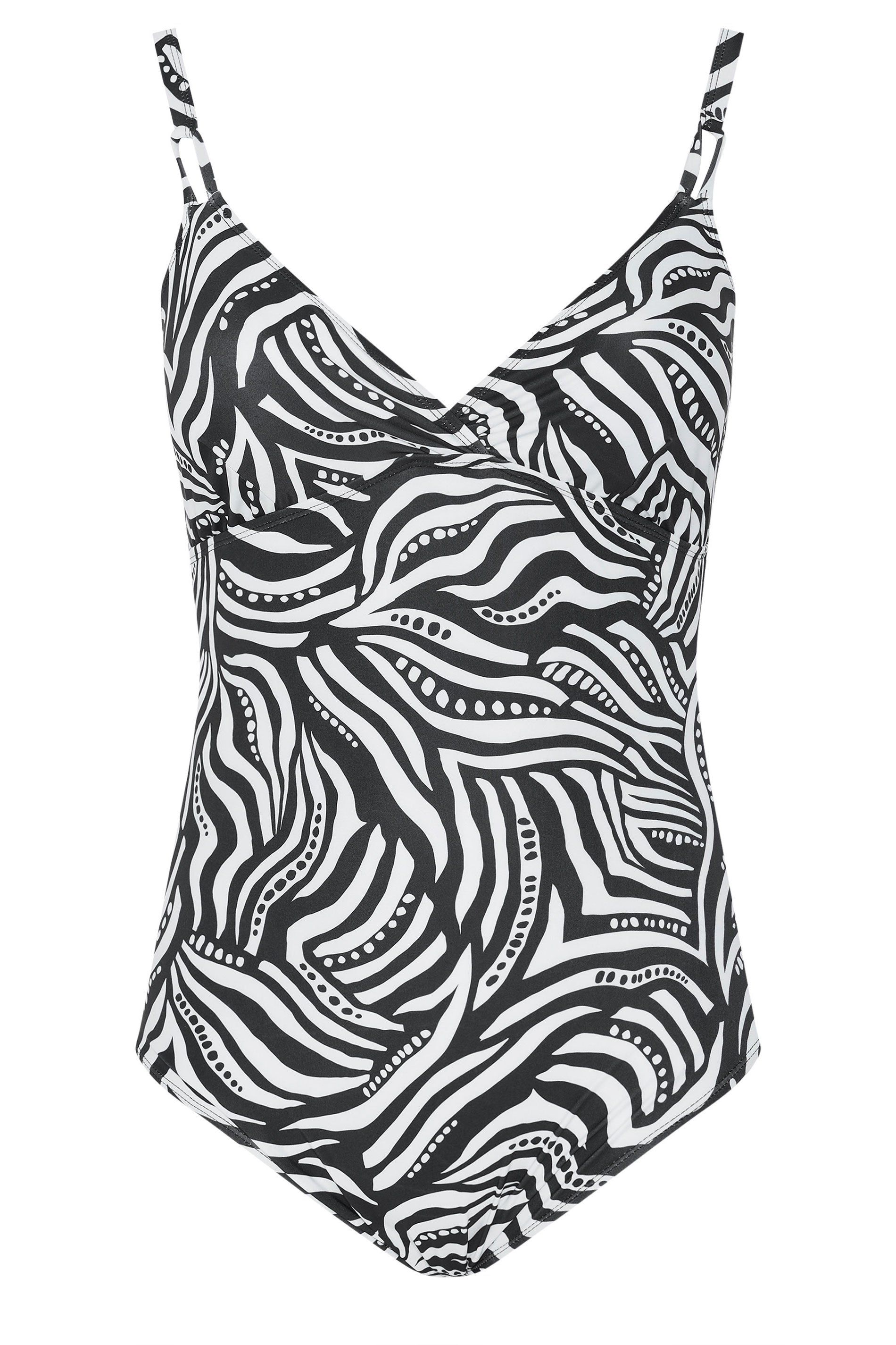 Yours Geometric Print Swimsuit
