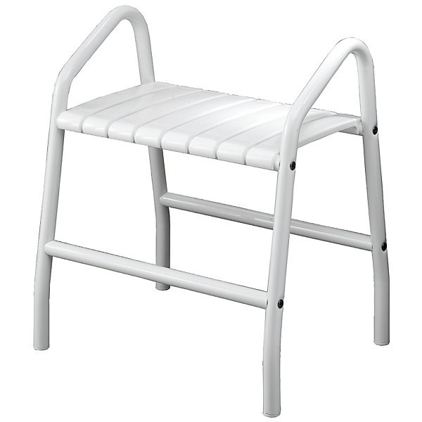 Banc de douche avec poignées en aluminium Godonnier charge maximale 140 kg