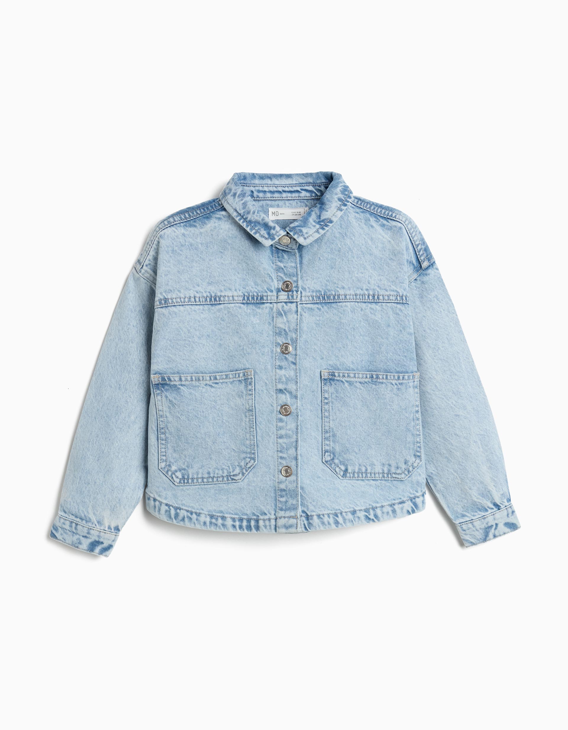 Sobrecamisa de Ganga, Menina, Azul Claro