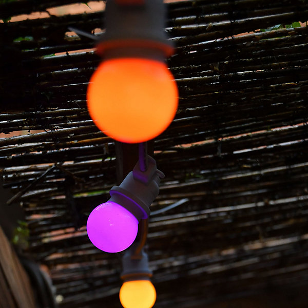 Guirlande Guinguette E27 - prolongeable - sans ampoule - Chromex