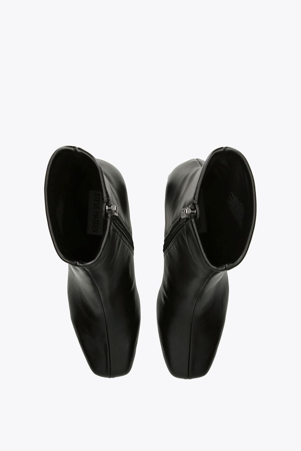 STEVE MADDEN Hurst Black' Leather Boots