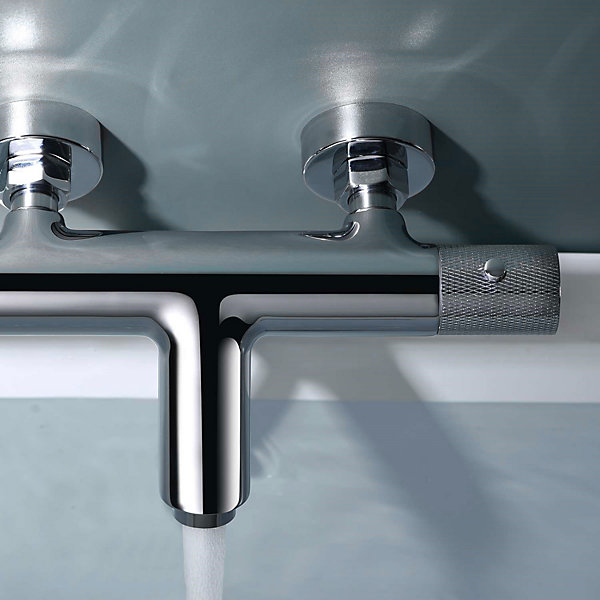 Mitigeur Bain/Douche Anti-Calcaire Thermostatique Chrome IMEX LINE BTD038-4