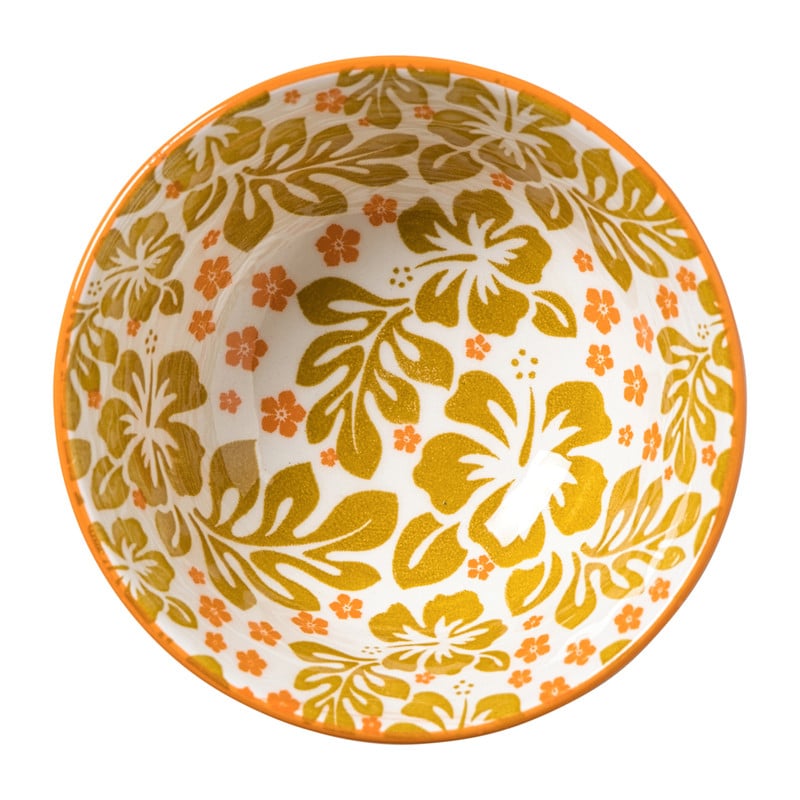 Schaaltje Anouk klein - blauw/geel - &Oslash;9x4.6 cm