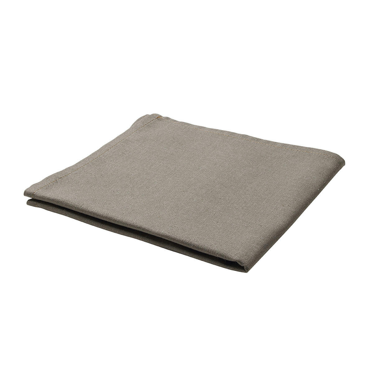 LA LILLOISE - Serviette de table unie en polylin, Pavot 45 x 45 cm