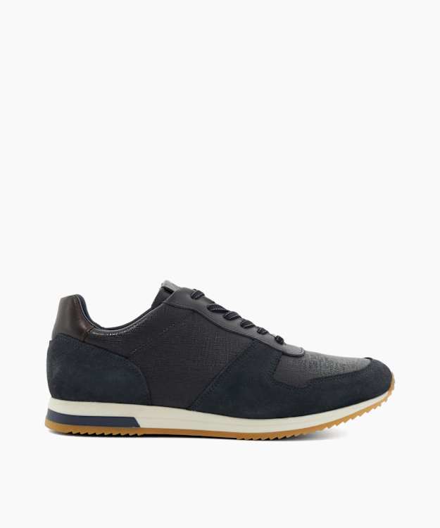 Trusting Navy - Lace-Up Low-Top Trainers