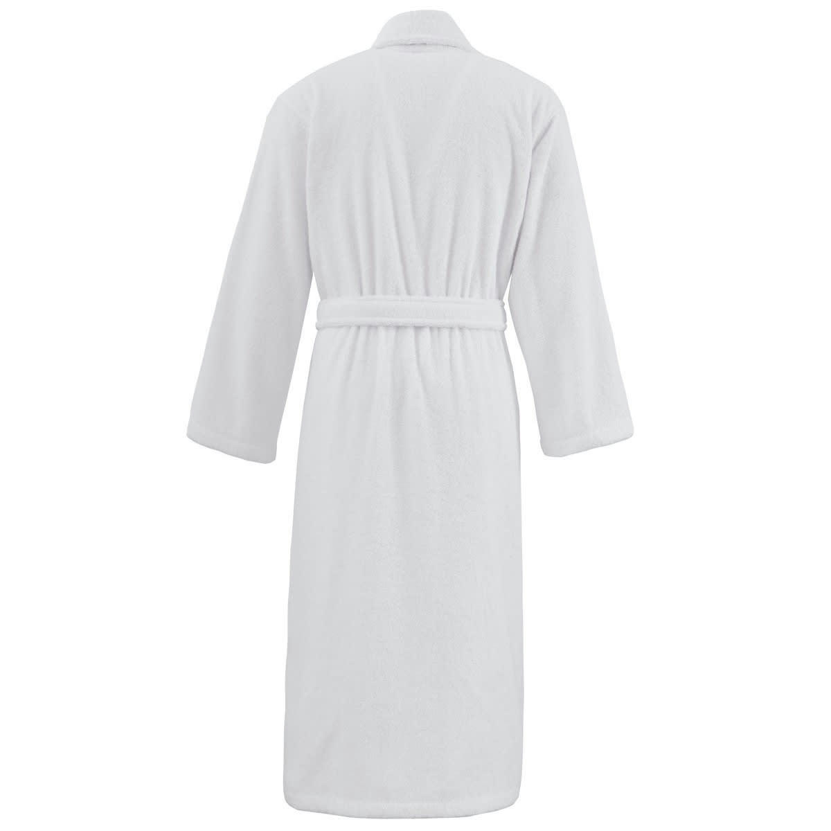 STUDIO - Peignoir mixte col châle 400 gr/m²  blanc M