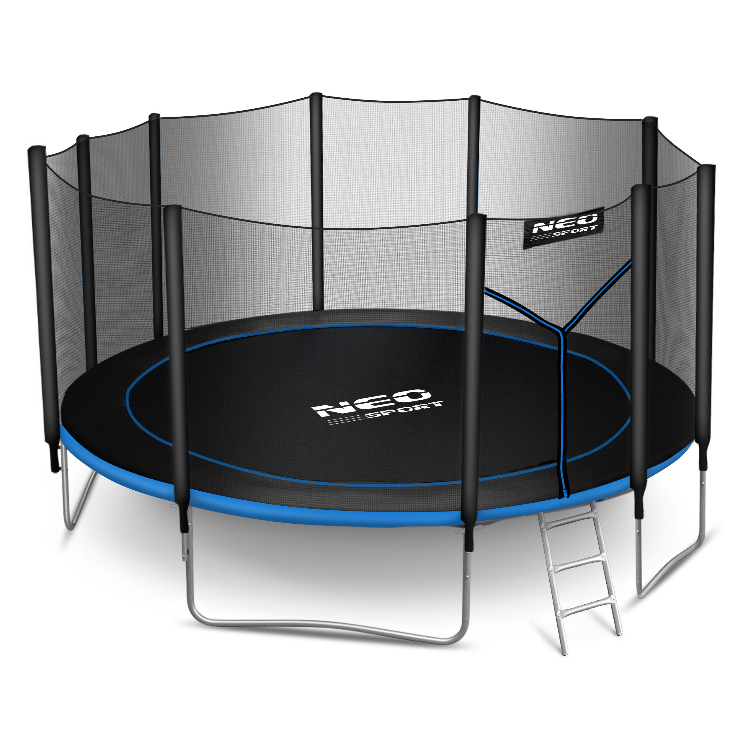 Trampolina ogrodowa z siatką zewnętrzną 465cm 15ft Neo-Sport