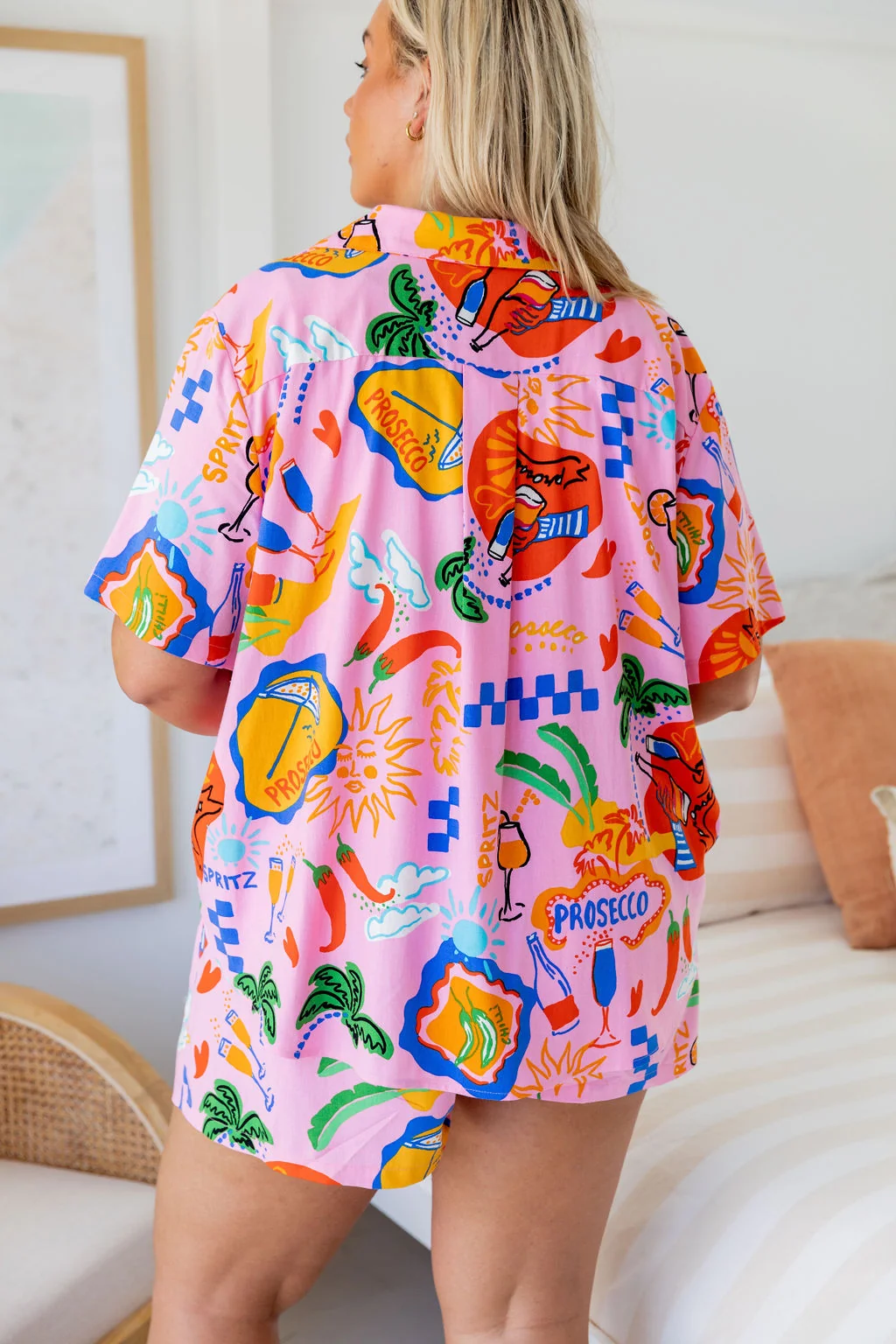Marley Linen Blend Shirt in Cin Cin