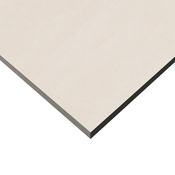 Faïence murale intérieur blanc cassé mat L.75 x l.25 cm x ép.8,7 mm, Terre