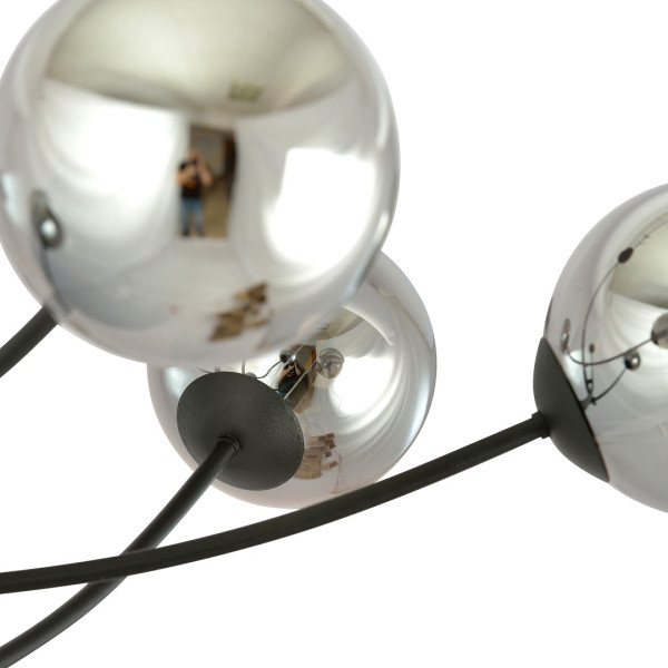 Lampa Sufitowa Hunter 6 Black/Grafit