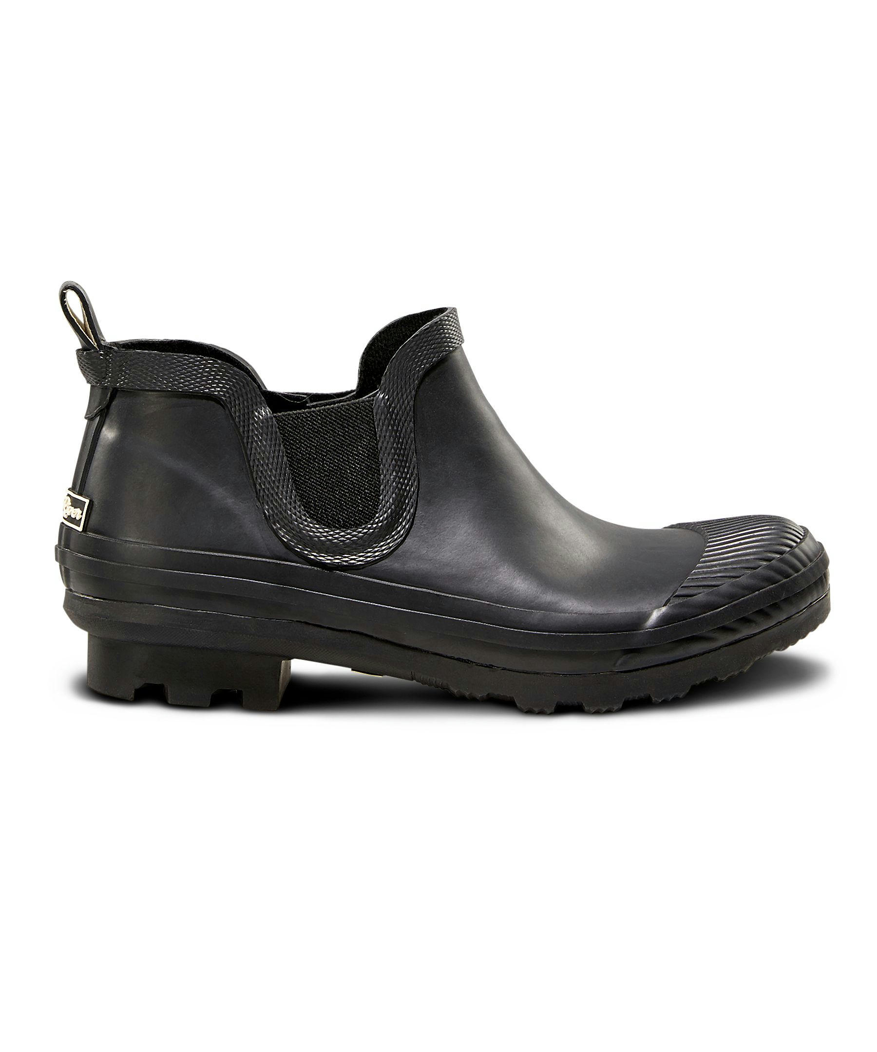 WindRiver Women's Splash Waterproof Slip On Rain Boots - Black