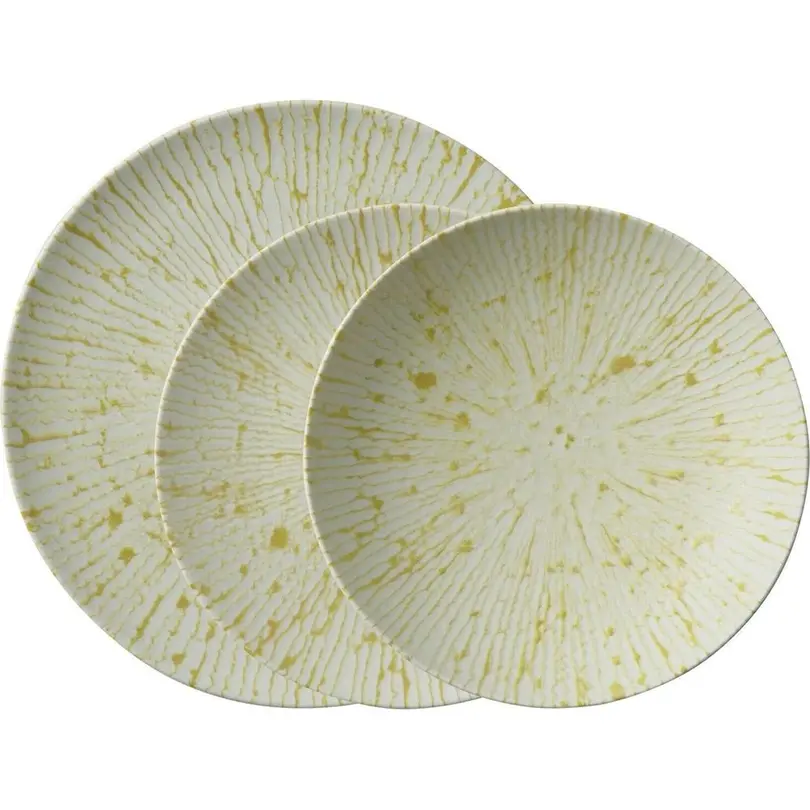 Geschirrset 12-teilig Golden Ray